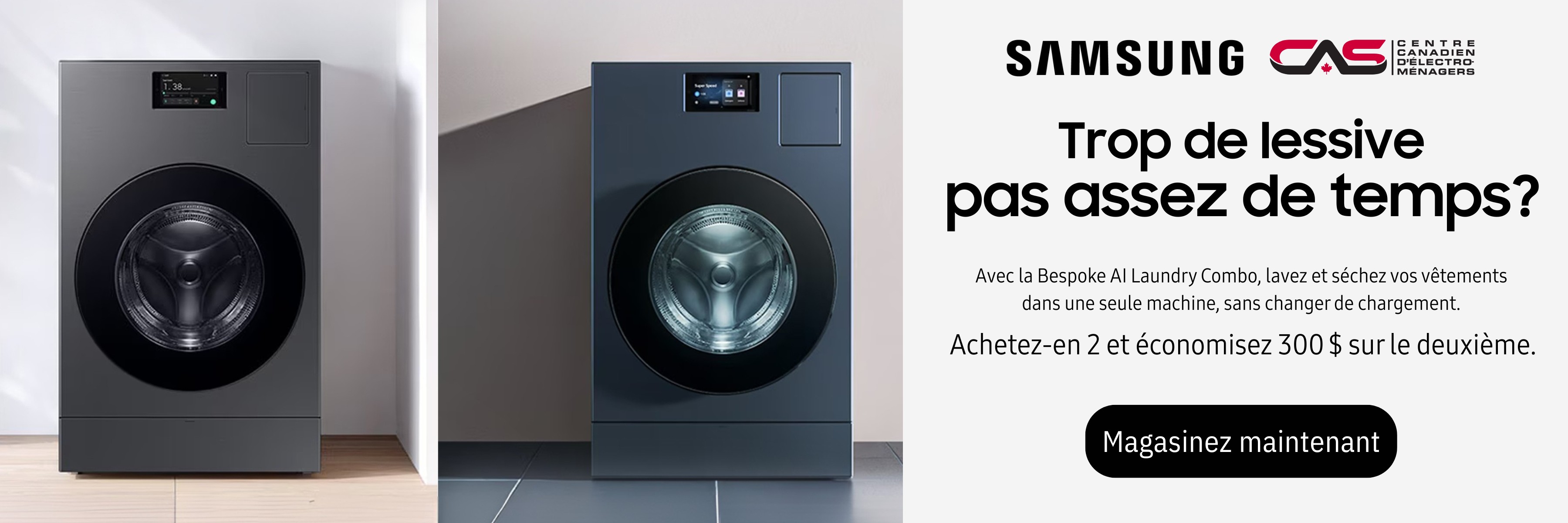 Promotion électroménagers Samsung