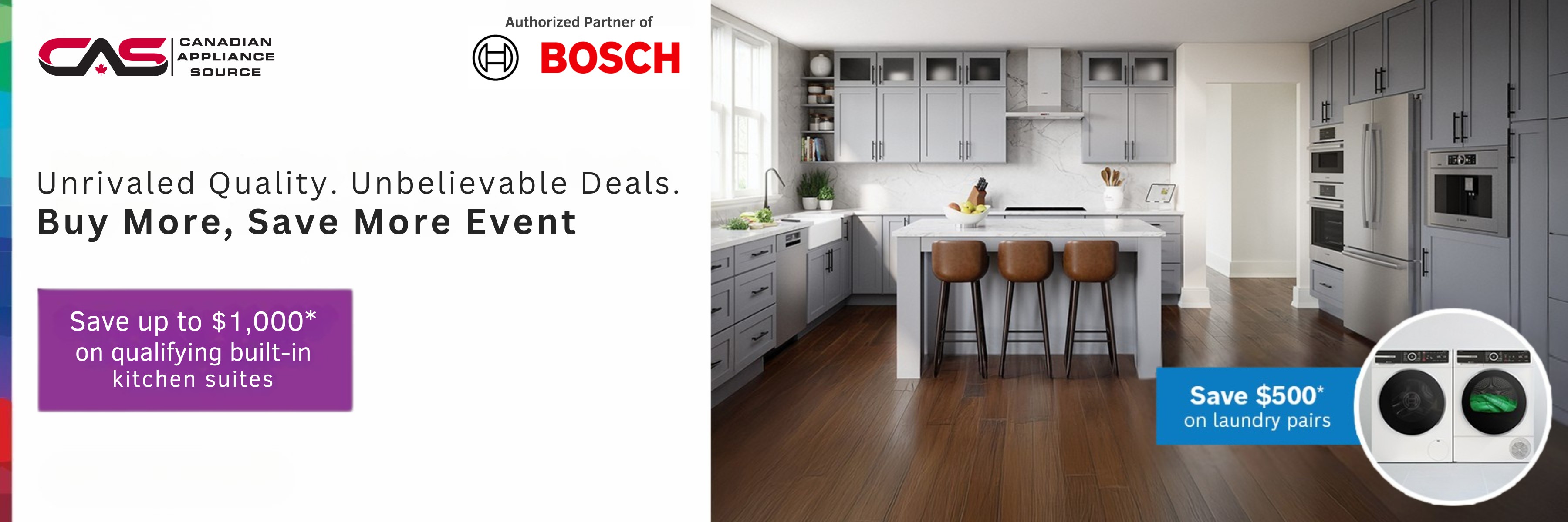 Bosch appliances promotion