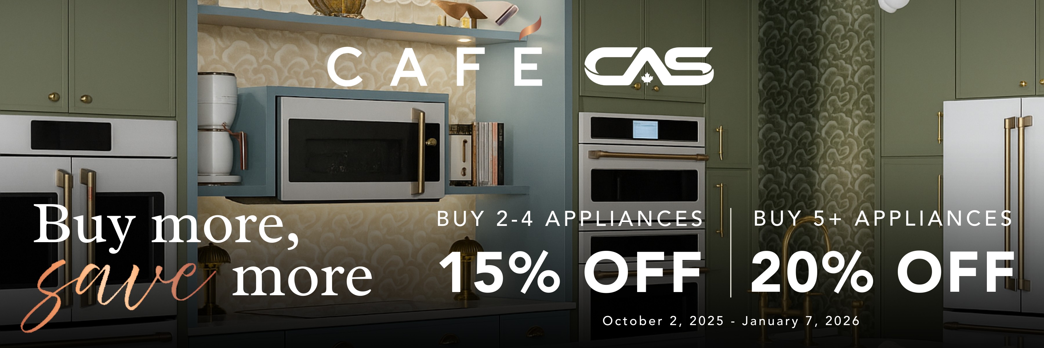 Café appliances promotion
