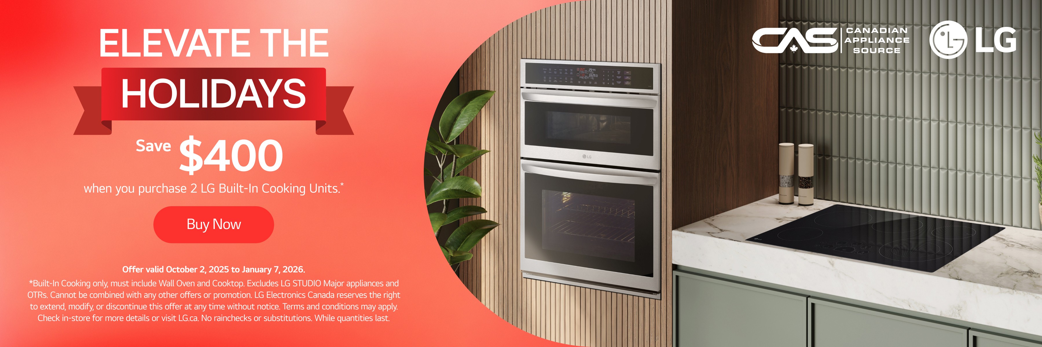 LG Built-In appliances promotion