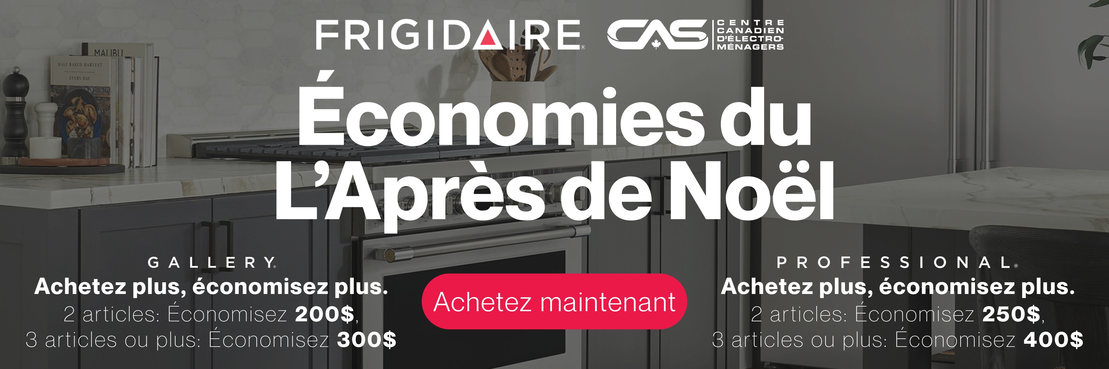 Promotion électroménagers Frigidaire
