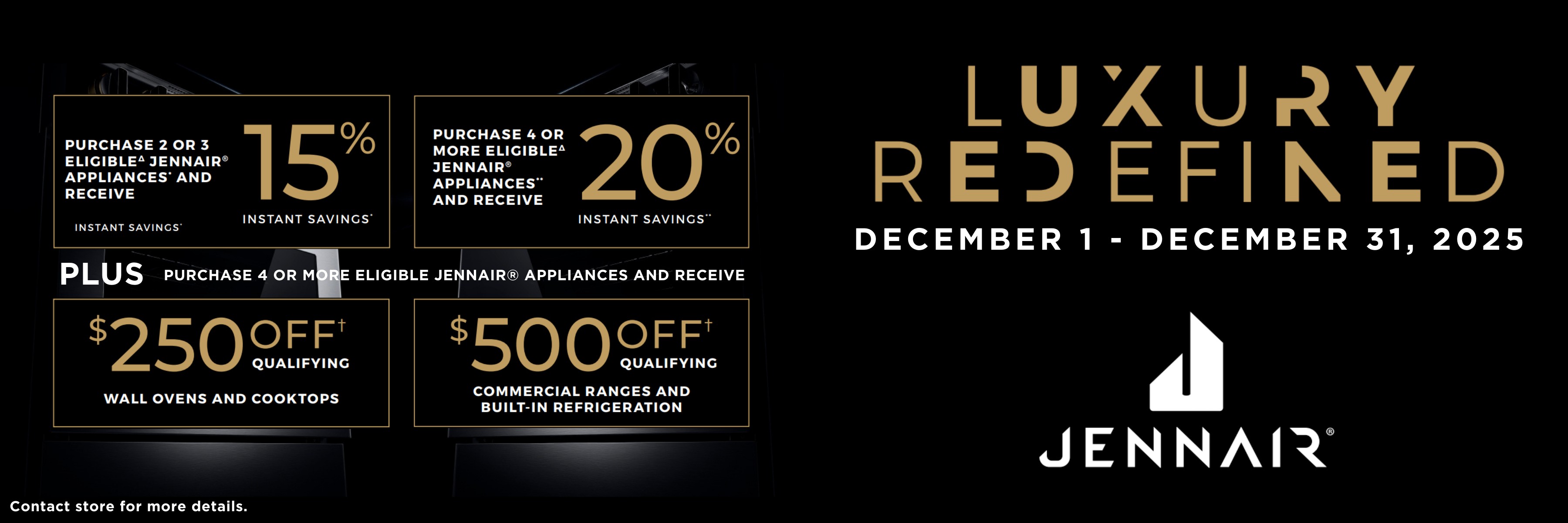 JennAir appliances promotion