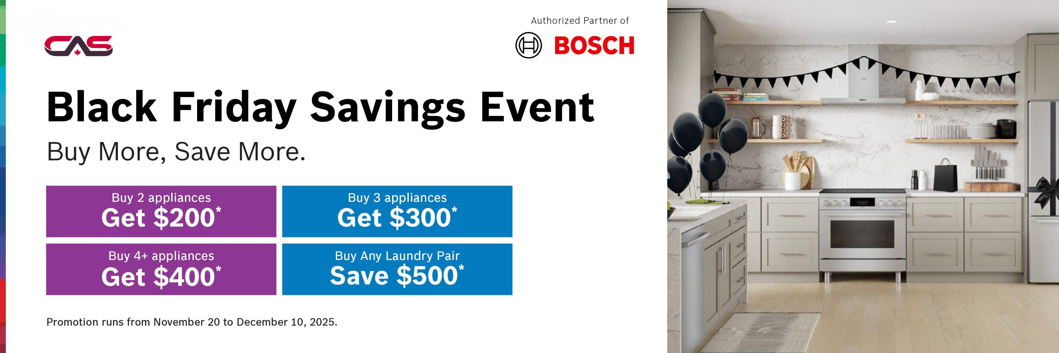 Bosch appliances promotion