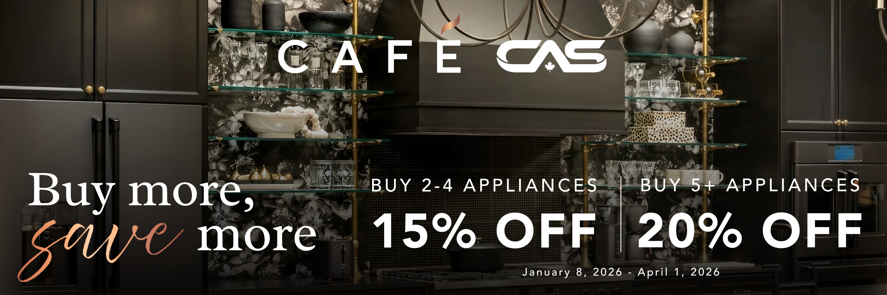 Cafe appliances promotion