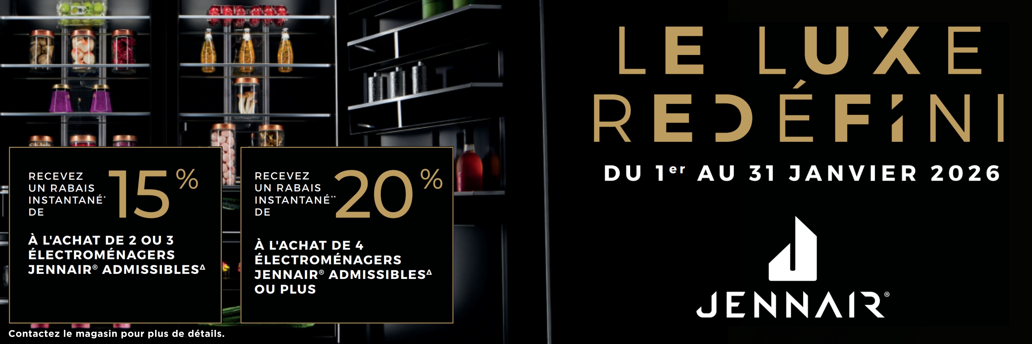 Promotion électroménagers JennAir