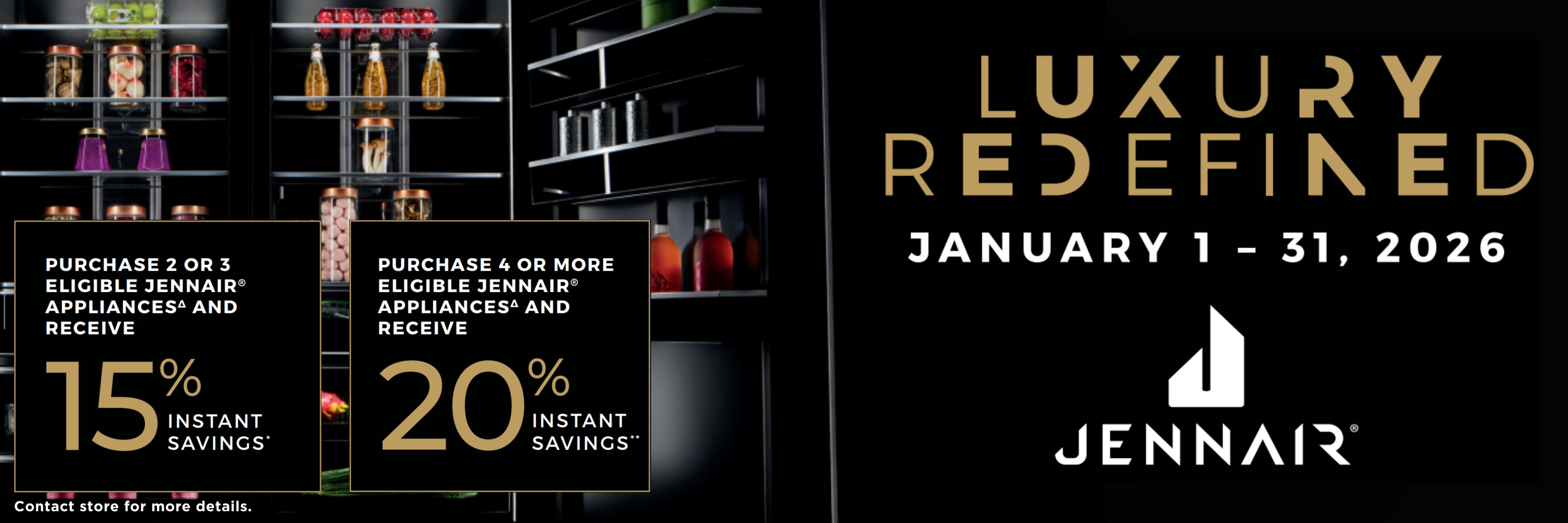 JennAir appliances promotion