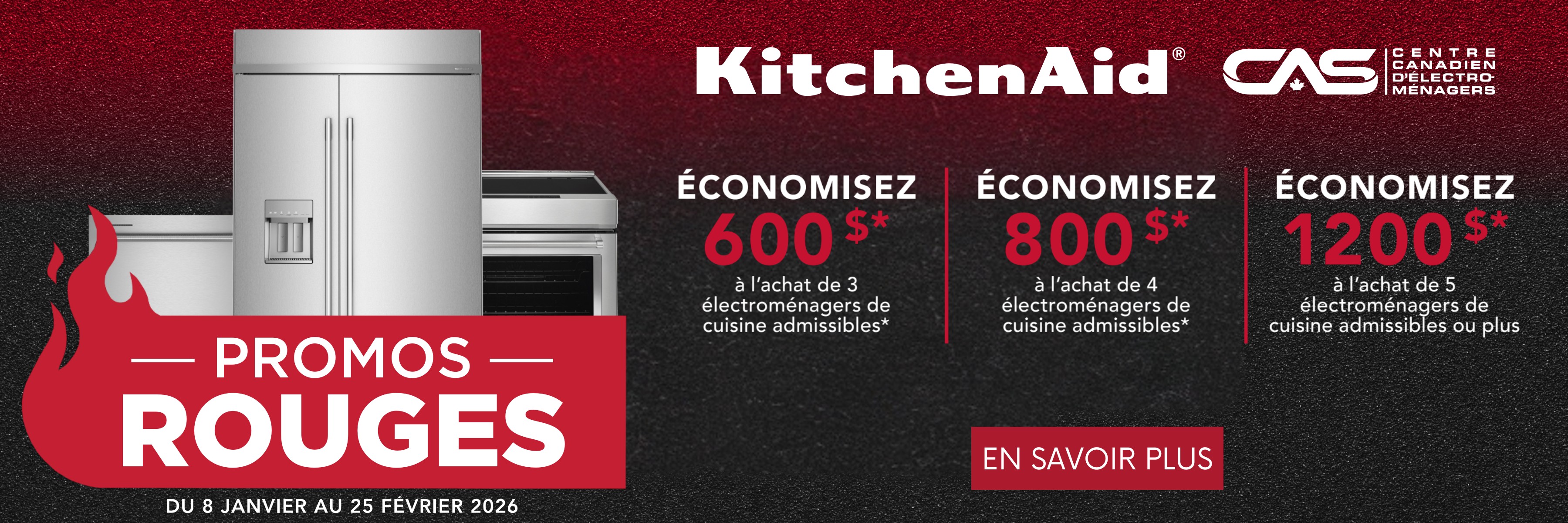 Promotion électroménagers KitchenAid
