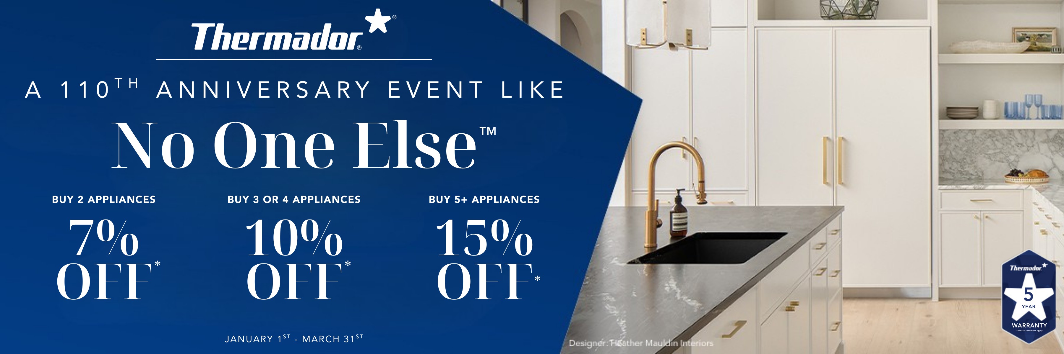 Thermador appliances promotion