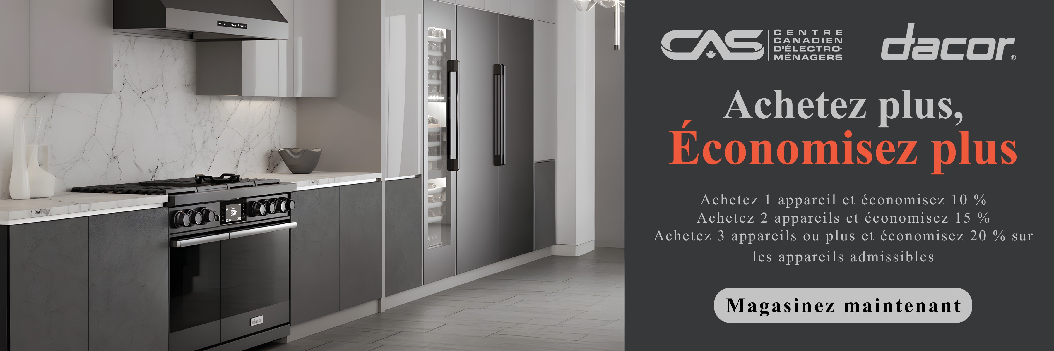 Promotion électroménagers Dacor