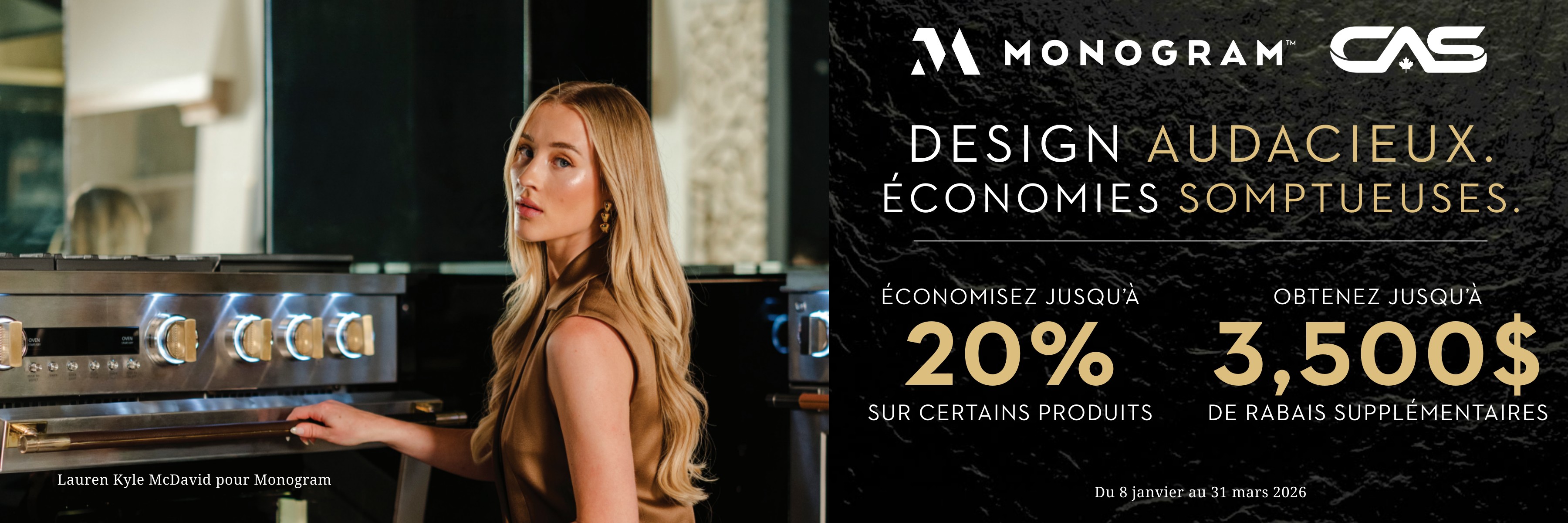 Promotion électroménagers Monogram