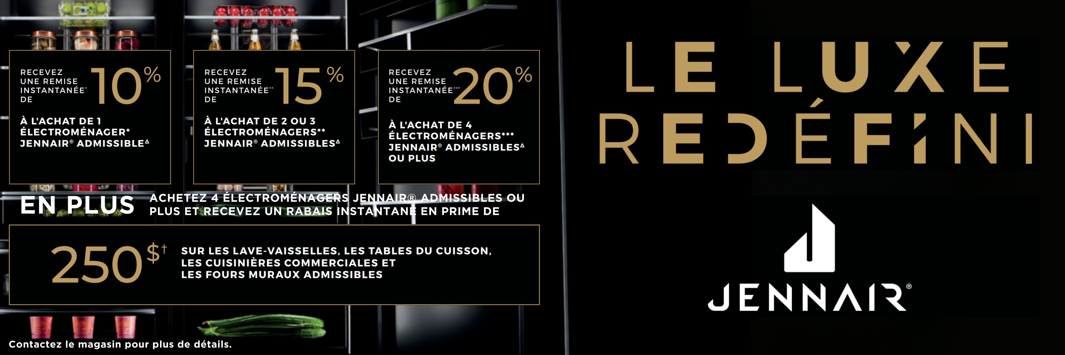 Promotion électroménagers JennAir