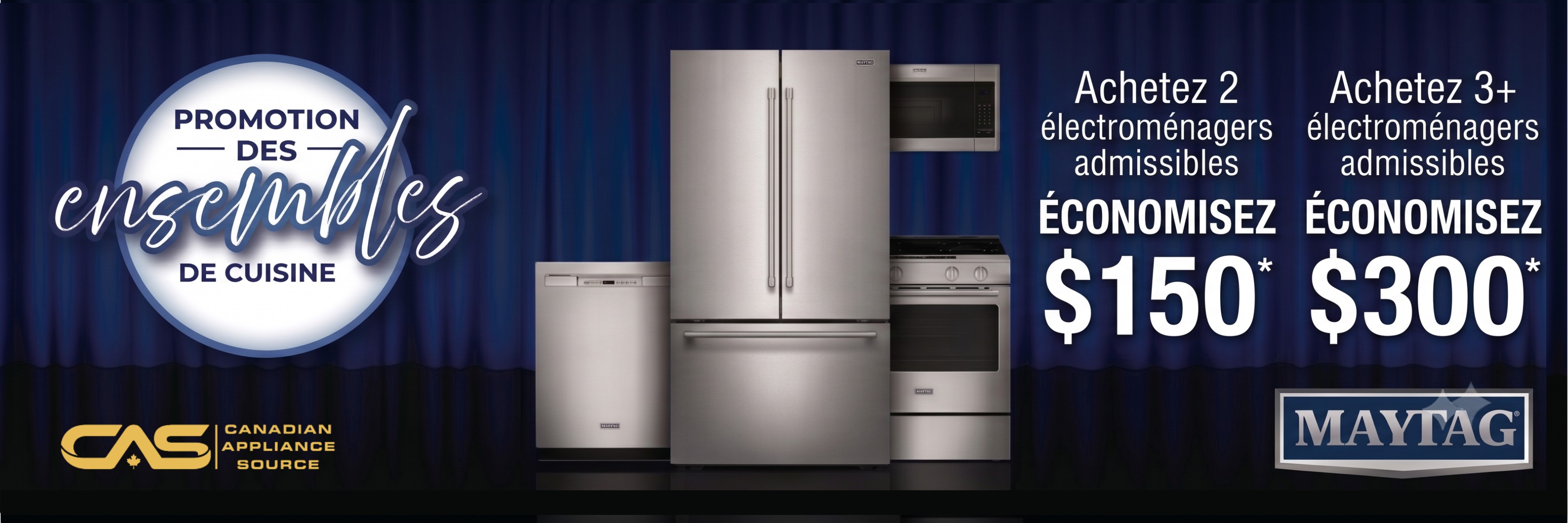Promotion électroménagers Maytag