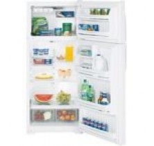 GE GTS18HBSWW 18.2 cu. ft. Top-Freezer Refrigerator with Adjustable Glass Shelves, Can Storage Shelf and Gallon Door Storage