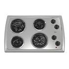 Whirlpool RCS3004LS 30'' Electric Cooktop, 4 High-Speed Coil Elements, Infinite Heat Controls