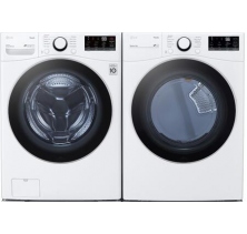 LG WM3600HWA Front Load Washer
LG DLE3600W Electric Dryer Combo