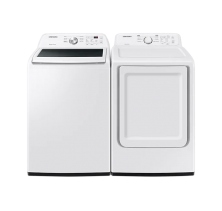 Samsung WA44A3205AW Washer
Samsung DVE45T3200W Electric Dryer Combo
