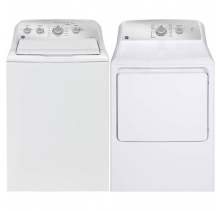 GE GTW550BMRWS Top Load Washer
GE GTD40EBMRWS Electric Dryer Combo