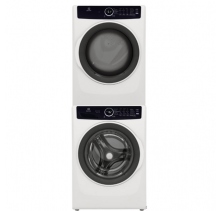 Electrolux 3-Piece Stackable ELFW7437AW Washer, ELFE743CAW Electric Dryer & Stacking Kit