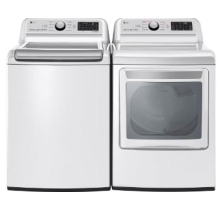 LG WT7155CW Washer
LG DLEX7250W Electric Dryer Combo
