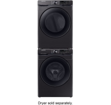 Samsung 3-Piece Stackable WF50T8500AV Washer, DVE50R8500V Electric Dryer & Stacking Kit