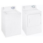 GE GVSR1060HWW 3.2 Top Load Washer & PVXR363EHWW 6.0 cu.ft. Super Capacity Dryer